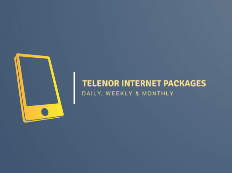 Telenor Internet Packages Daily, Weekly & Monthly