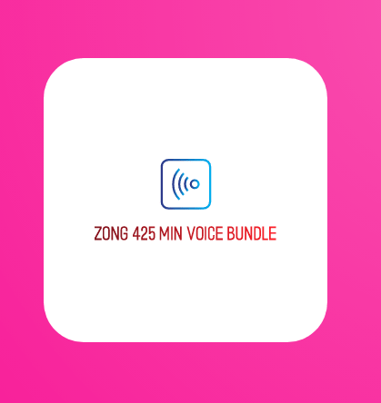 Zong 425 Min Voice Bundle - Activation Code, Price & Details