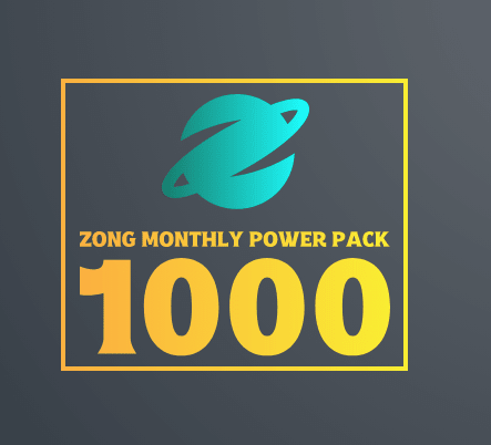 Zong Monthly Power Pack 1000