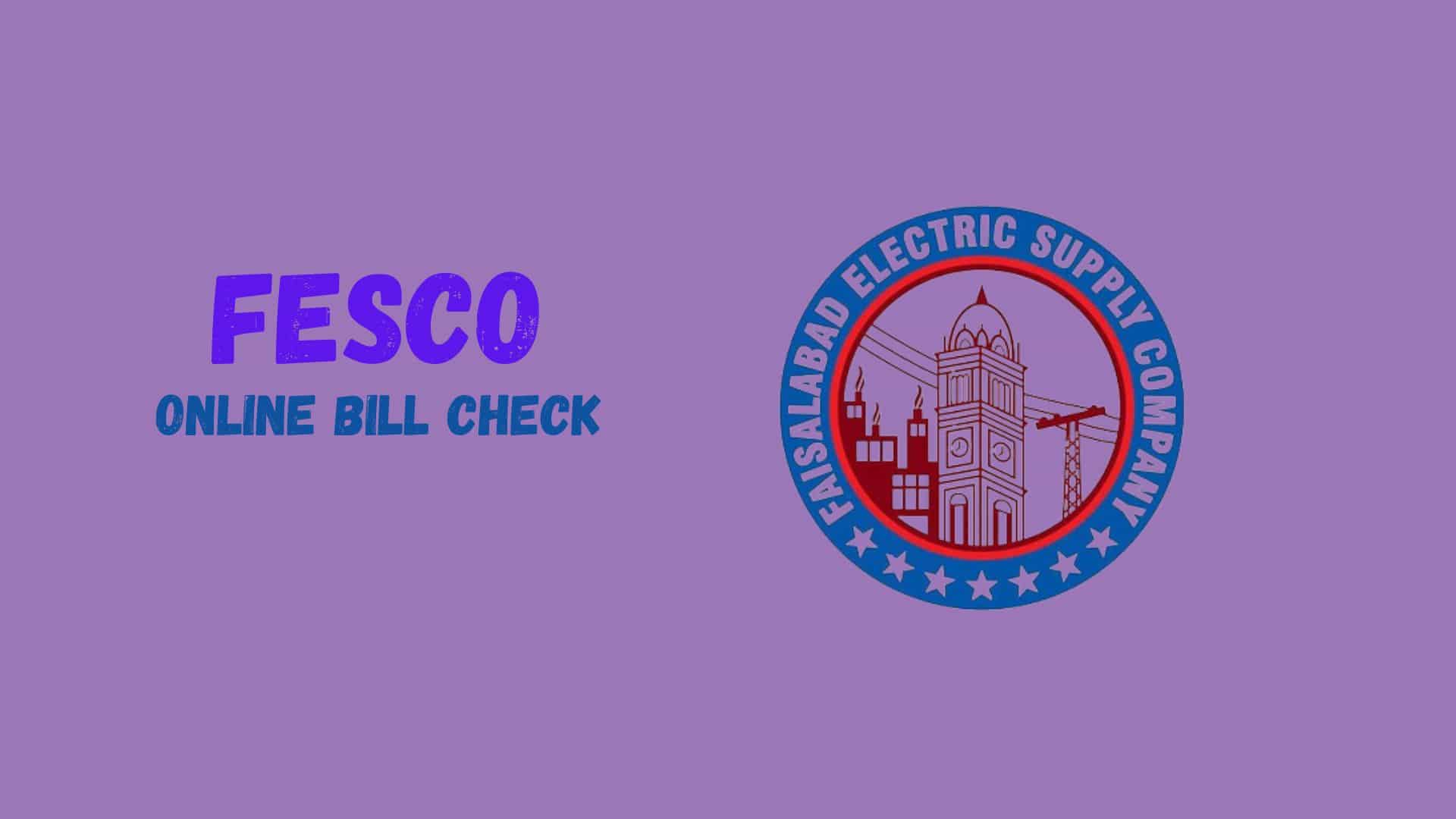 FESCO Online Bill Check, Download & Print Free