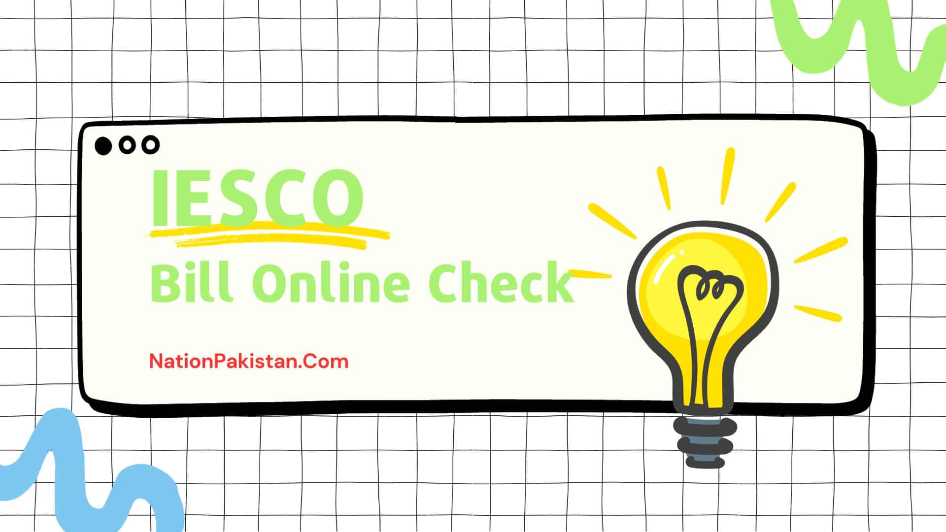IESCO Bill Online Check